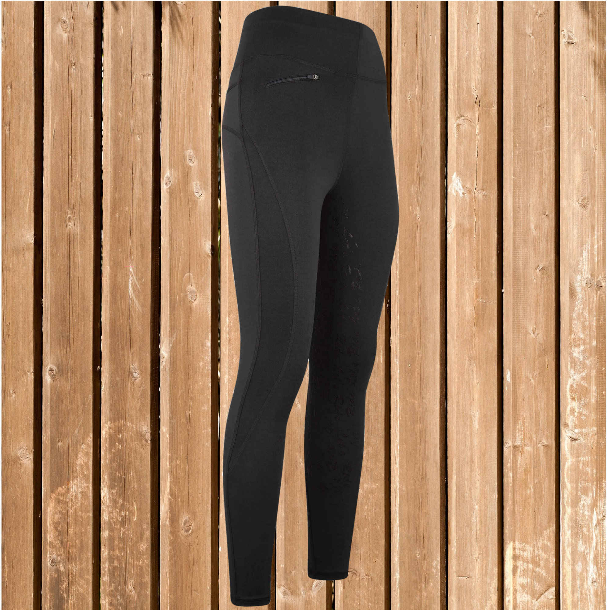 EuroStar Winter Reitleggings Dietse, Grip-Vollbesatz, schwarz